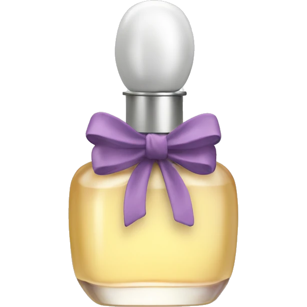 vanilla perfume with a bow emoji