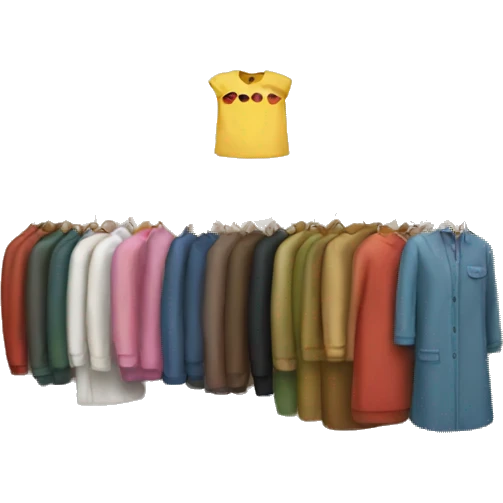 Clothes store no branding emoji