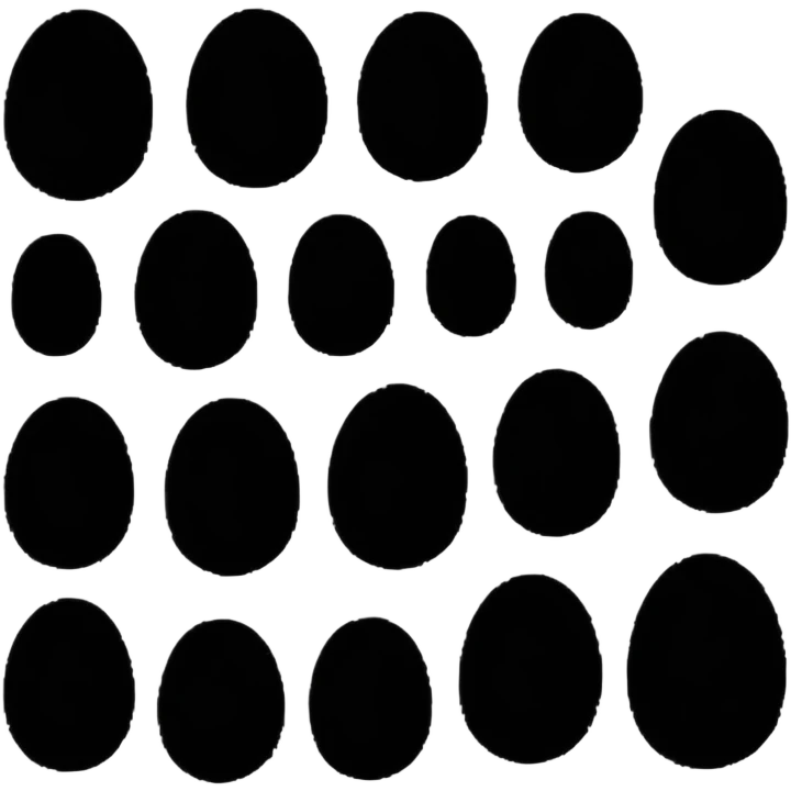 black fingerprints emoji