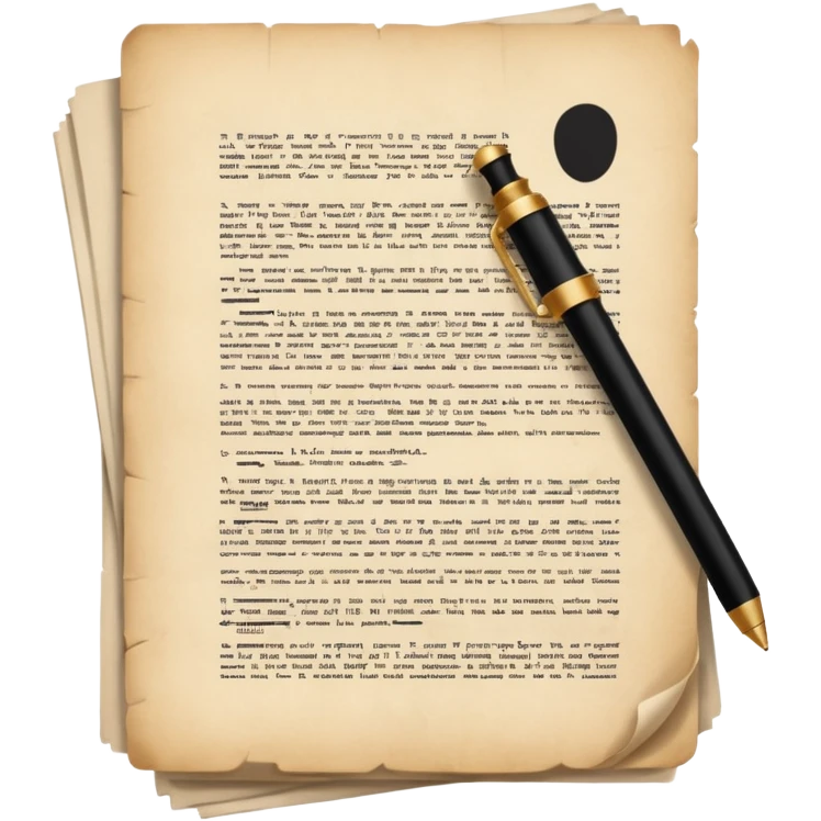 Courtroom Items, Legal Document – official case file or contract

 emoji