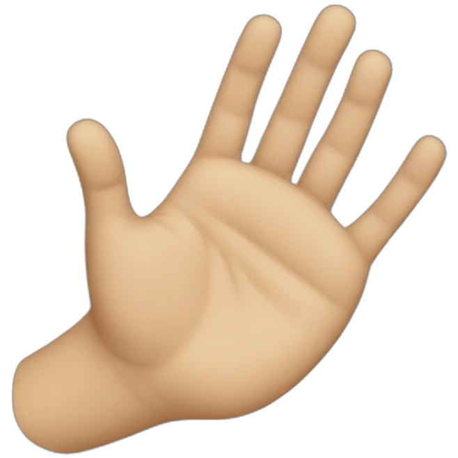 Hand emoji