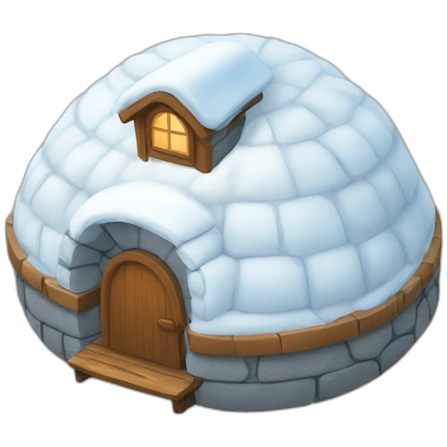 igloo flying emoji
