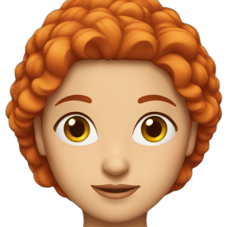red hair turkish lady emoji