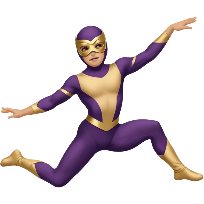 masked acrobat emoji