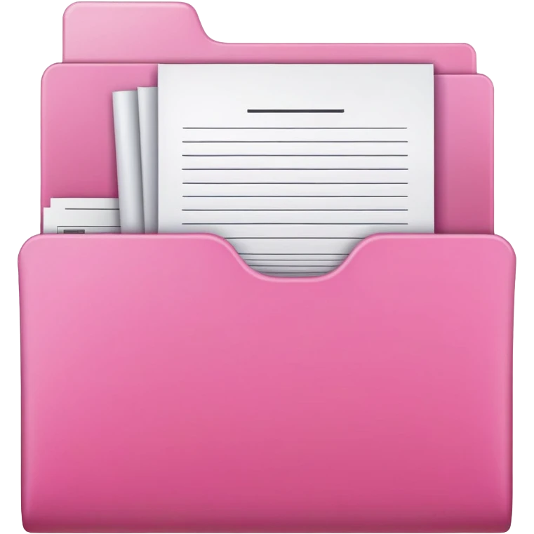 pink folder with docs emoji