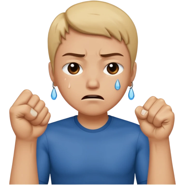 😭✊🏻 emoji