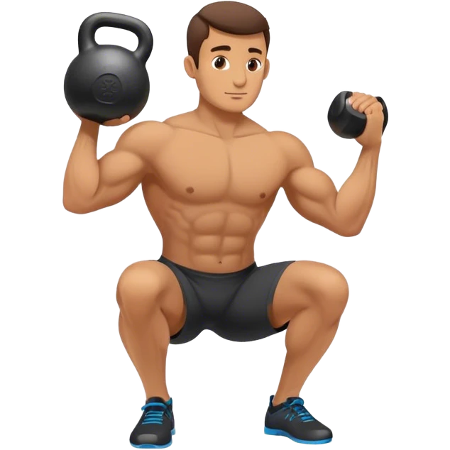 guy Kettlebell Exercises emoji