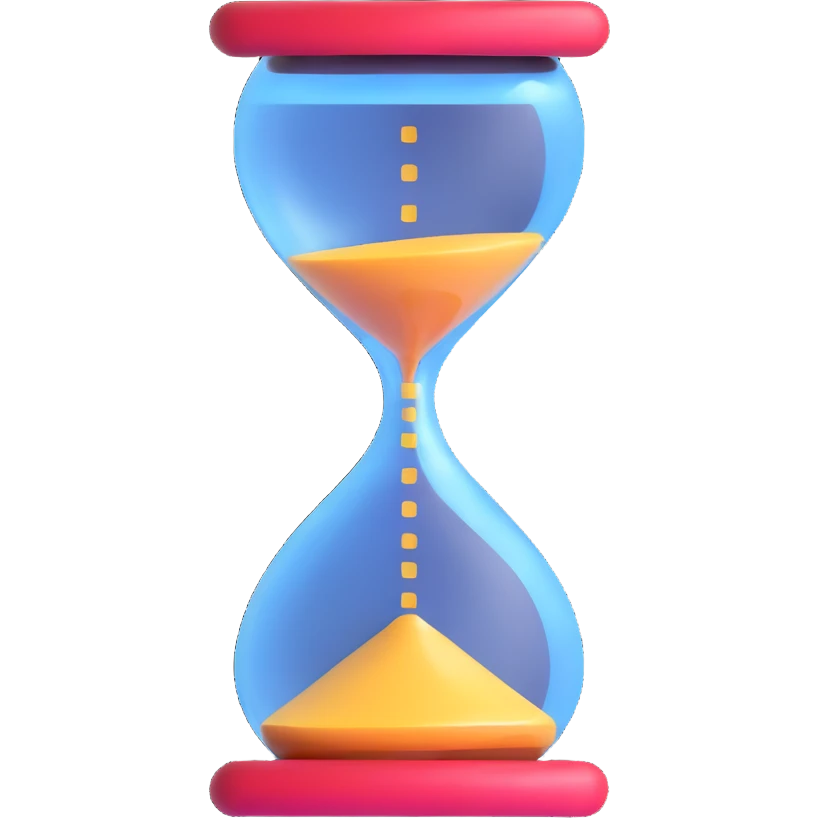 hourglass shaped like shoes emoji