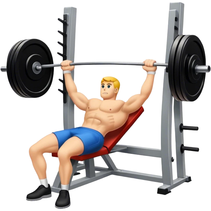 close-grip flat-benchpress emoji