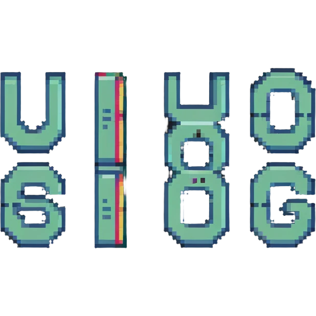 SR CRYPTO text in retro gaming pixel font emoji
