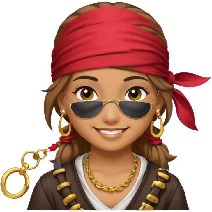 Girl pirate a sexy one  emoji