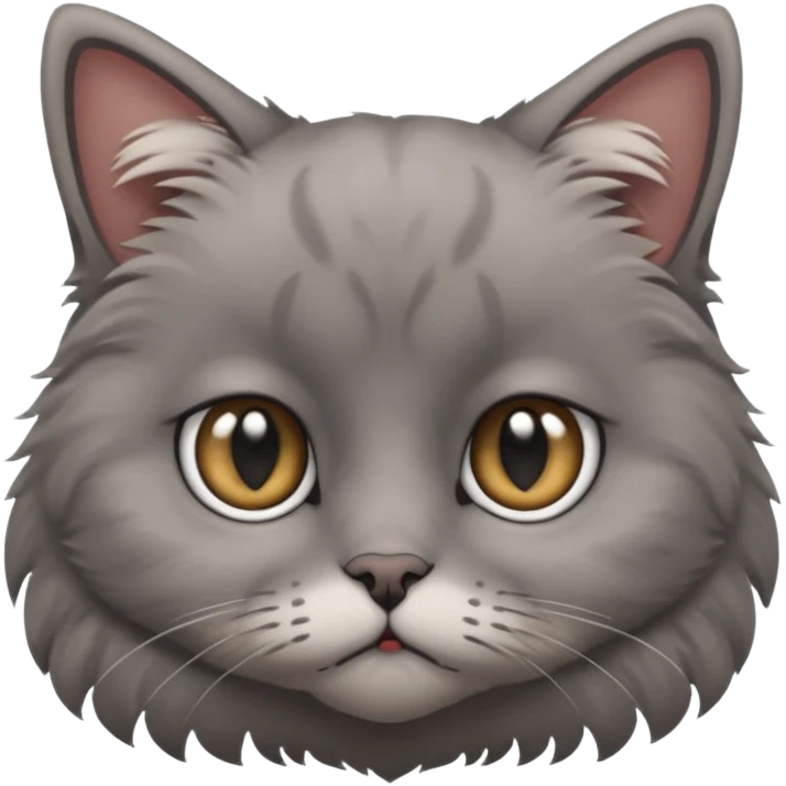 a sad cat emoji