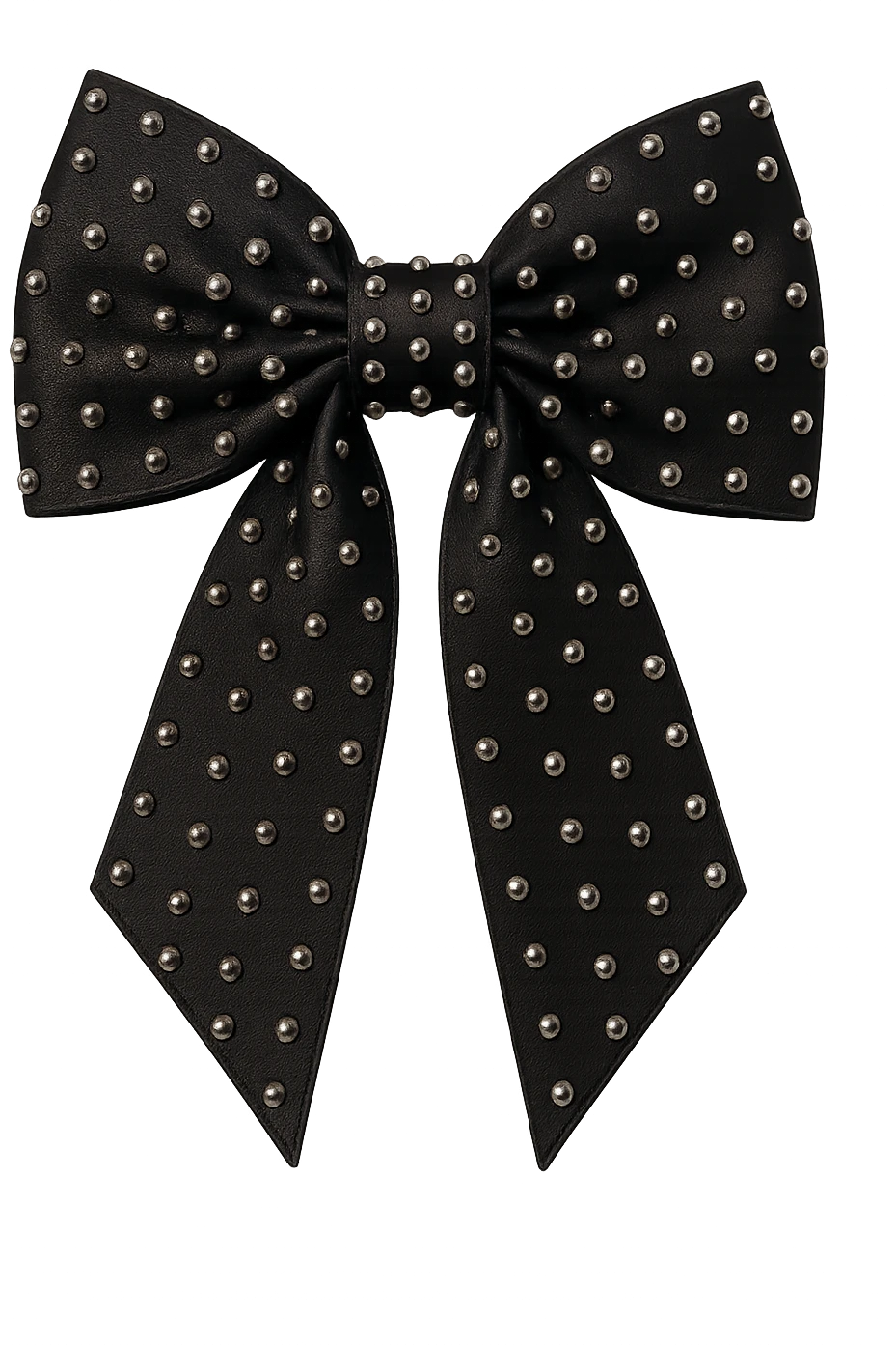 kpop stage bow with metallic studs, edgy and stylish, remove background emoji