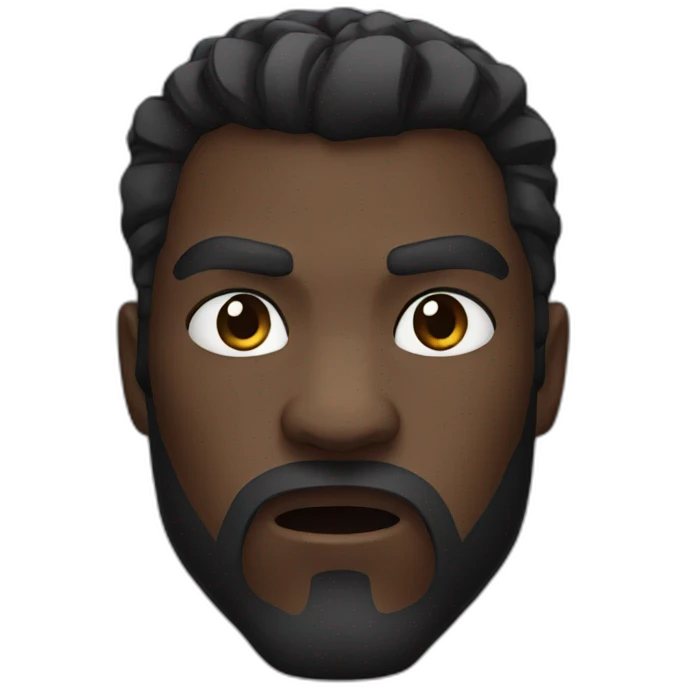 angry black panther emoji