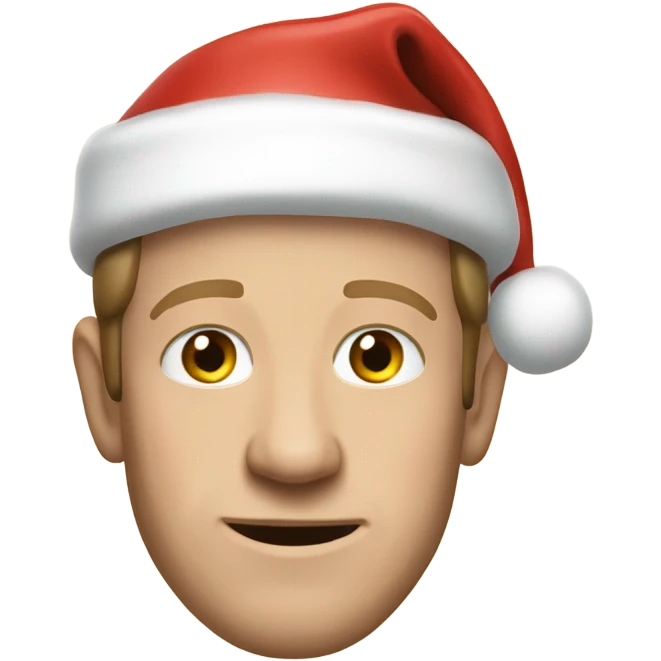 Santa mark zuckuberg emoji