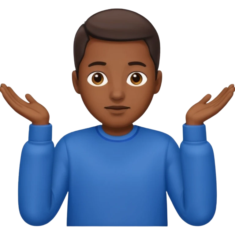 Cholos ropa azul  emoji