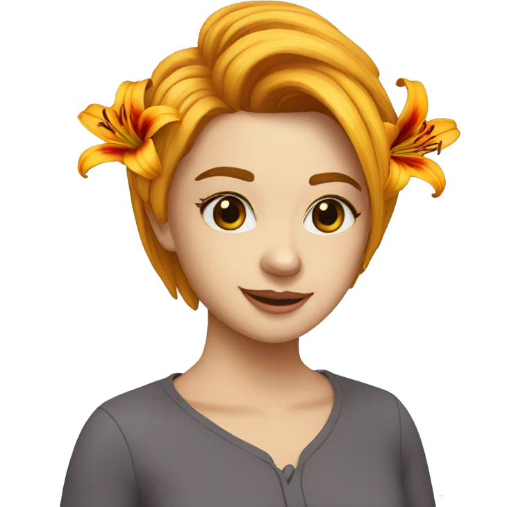 Day-lily emoji