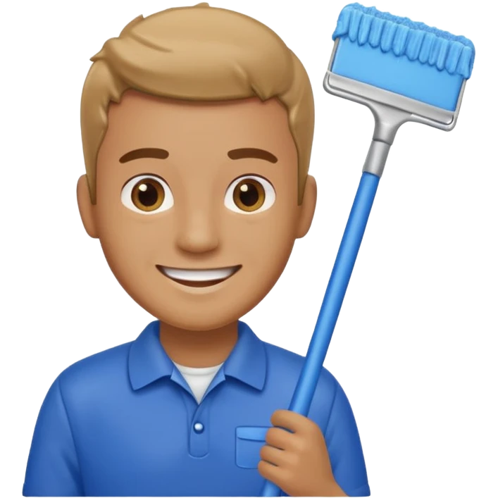 Window Cleaner man  emoji