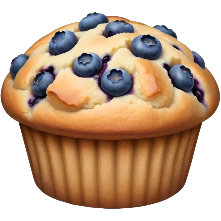 Blueberry muffin  emoji
