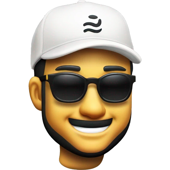 Man with cap emoji