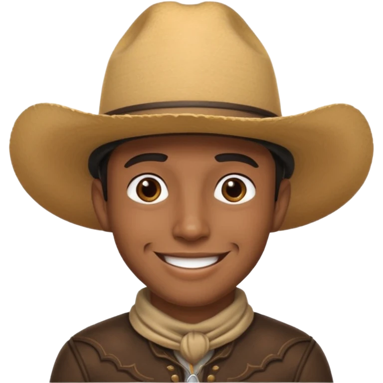 black cowboy emoji