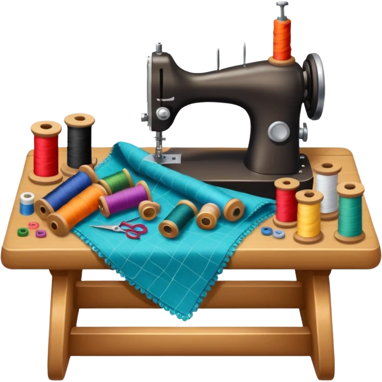 a simple seamstress worktable  emoji