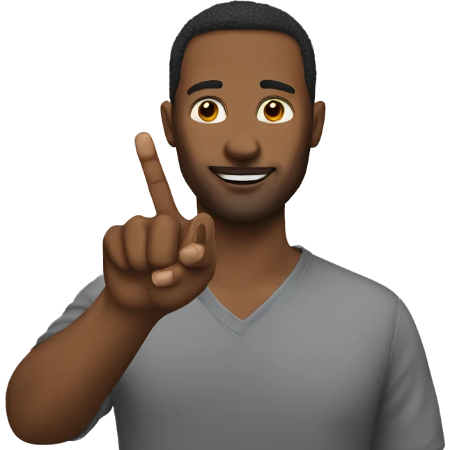 married man shows the finger ring on the finger emoji