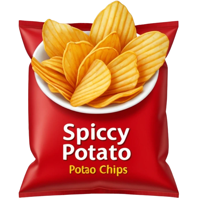 Spicy chips emoji