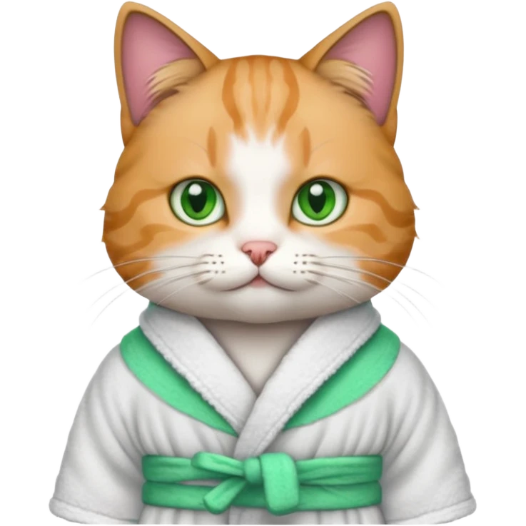 cat with bathrope emoji
