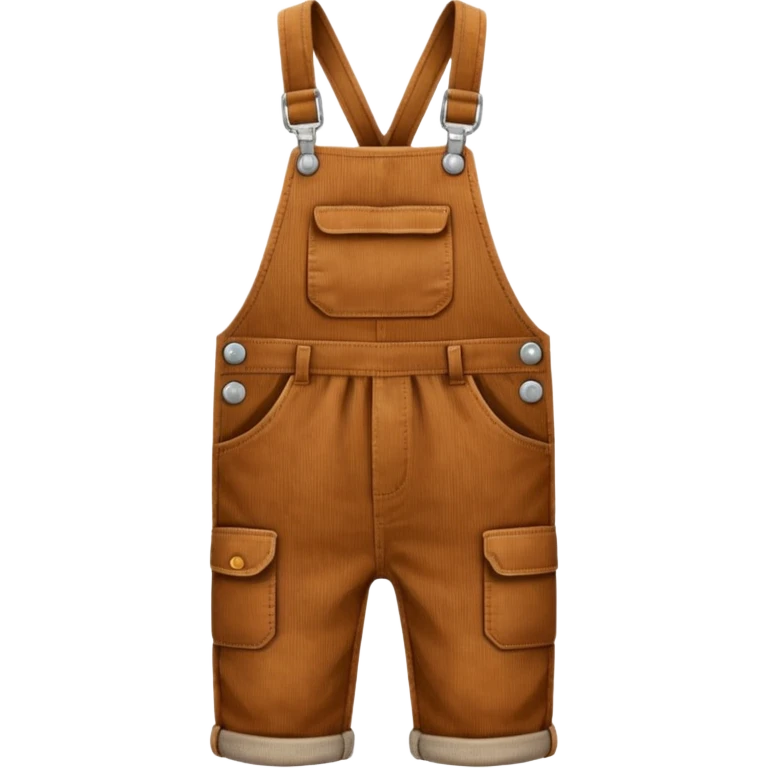 Corduroy overalls emoji