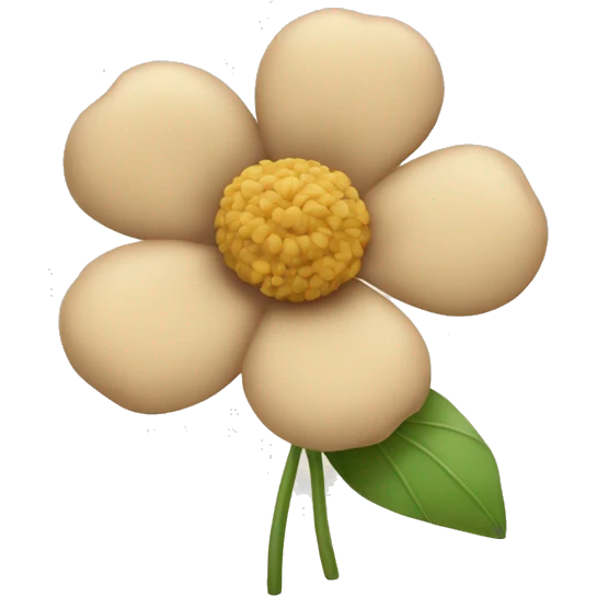 beige-flower emoji