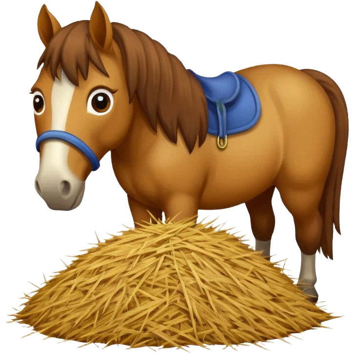 horse hay emoji