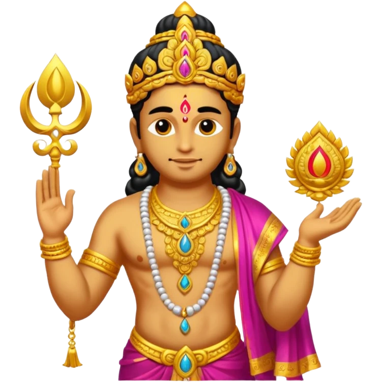 Create god murugan om style  emoji