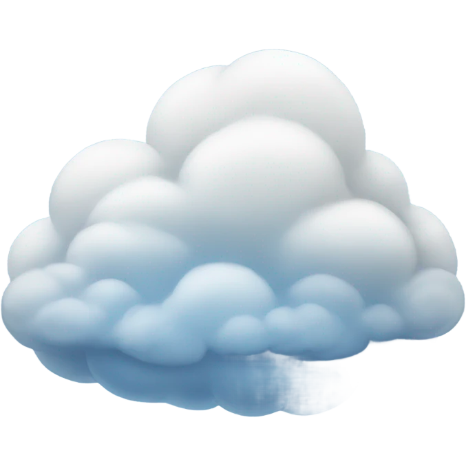 Cloud emoji