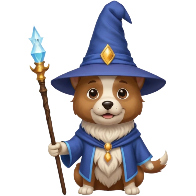 DOG WIZARD emoji