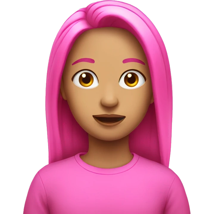 Pink emoji