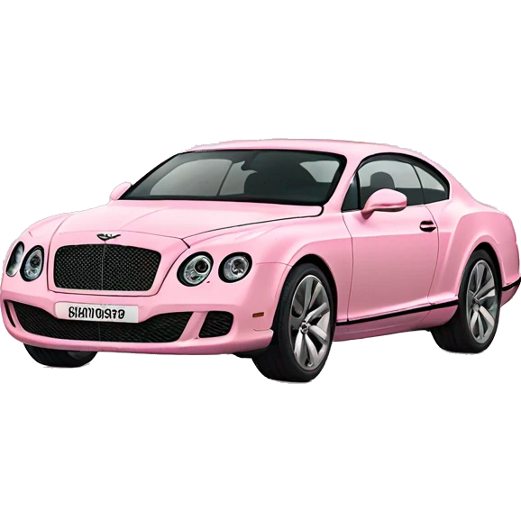 Pastel Pink Bentley  emoji