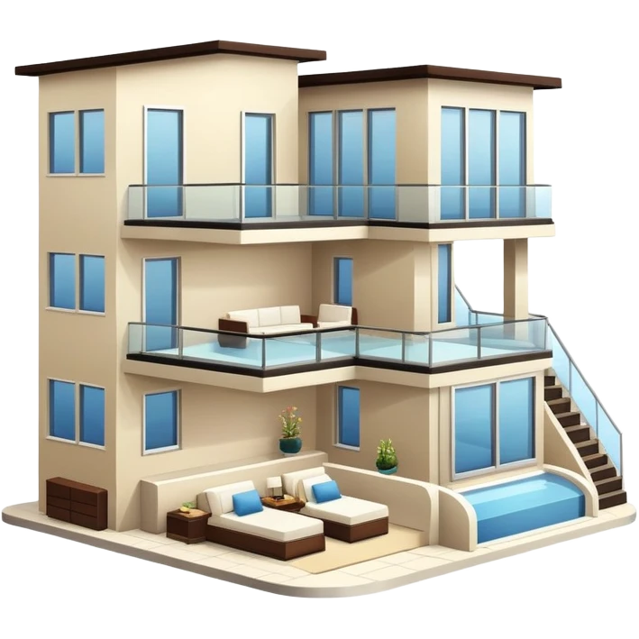 An very expensive and rich ripenthouse emoji