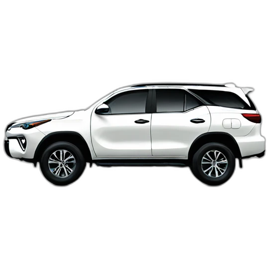 White toyota fortuner emoji