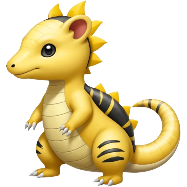 Salandit-Ampharos-Helioptile-Amaura-Samdshrew-fusion emoji