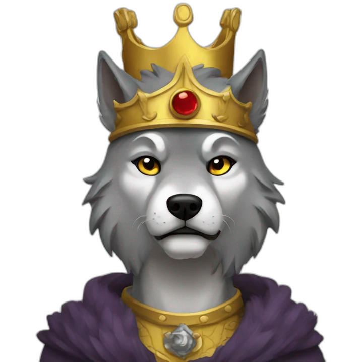 King wolf  emoji