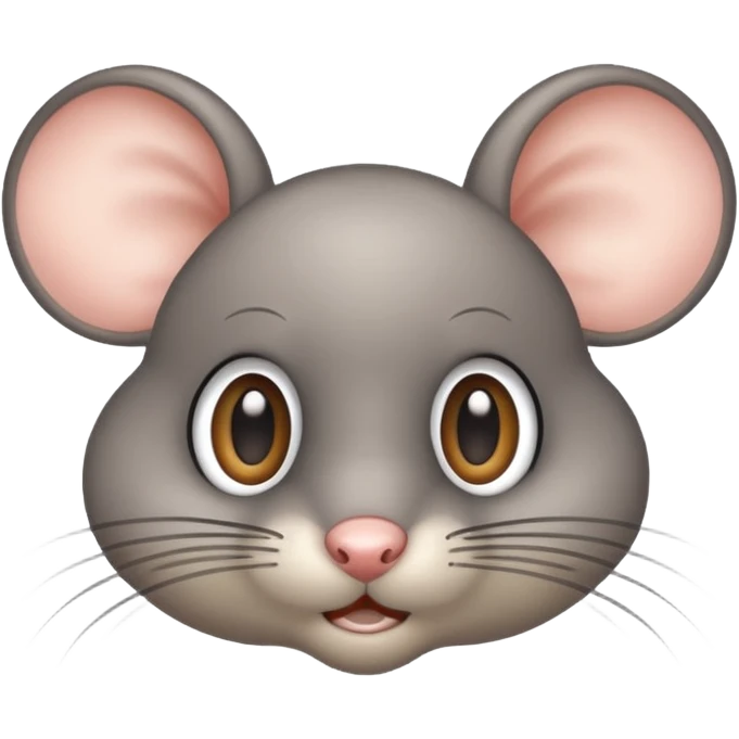 big eye mouse emoji