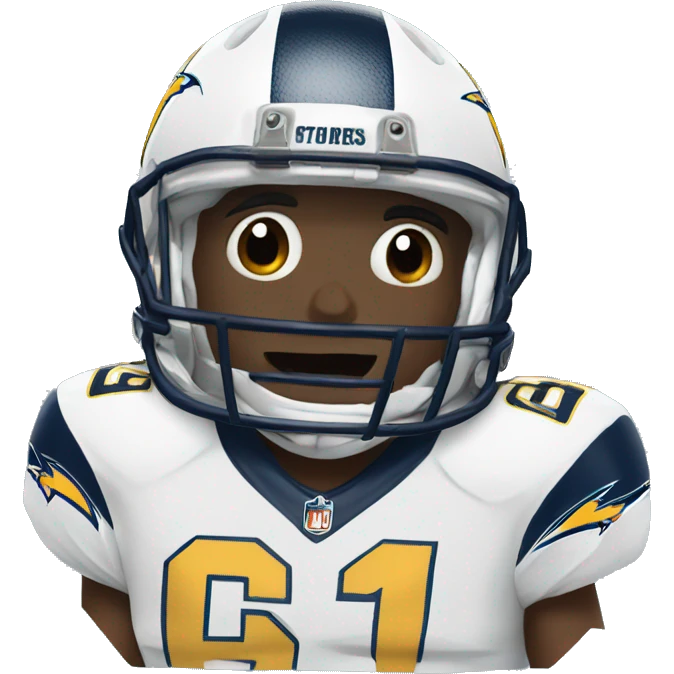 Chargers football emoji