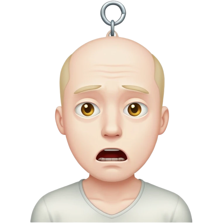 A man who’s hanging himself emoji