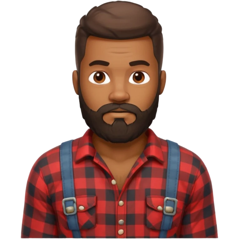 lumberjack black man emoji