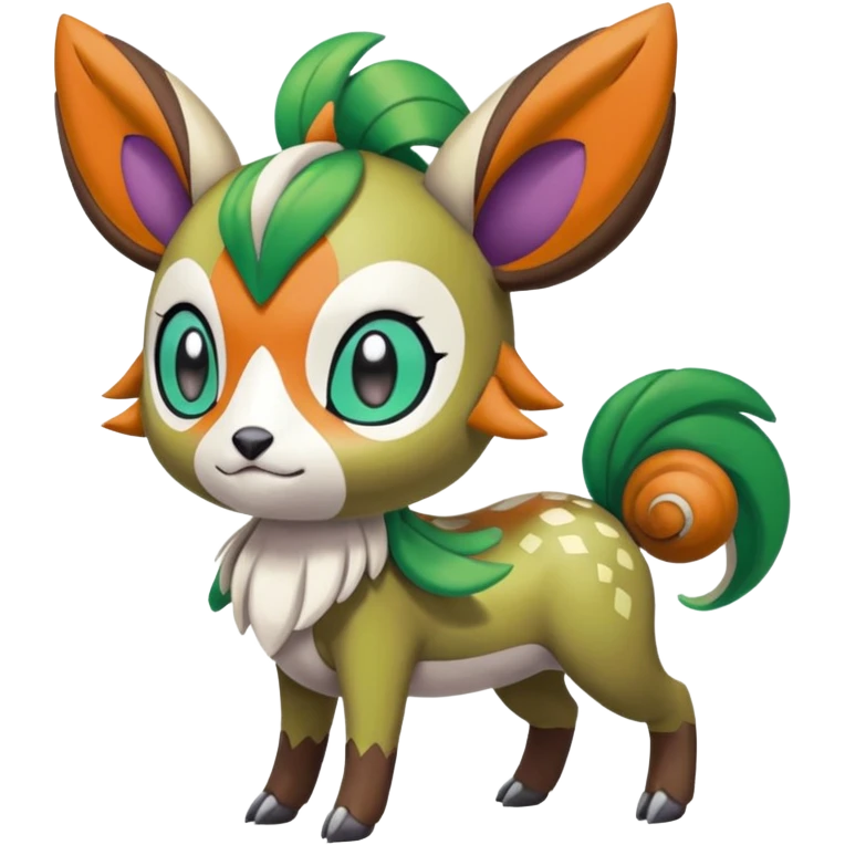 Meloetta-Skiddo-Pokémon-Fakémon-creature emoji