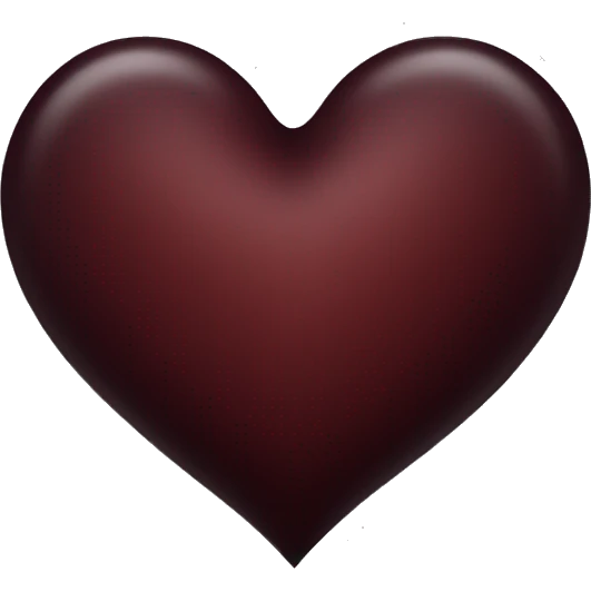 Dark Red Heart emoji