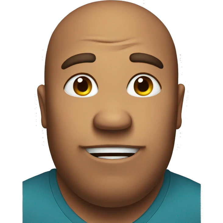Big fat face emoji