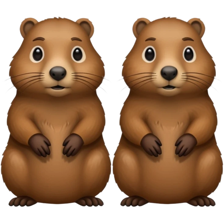 Groundhogs emoji