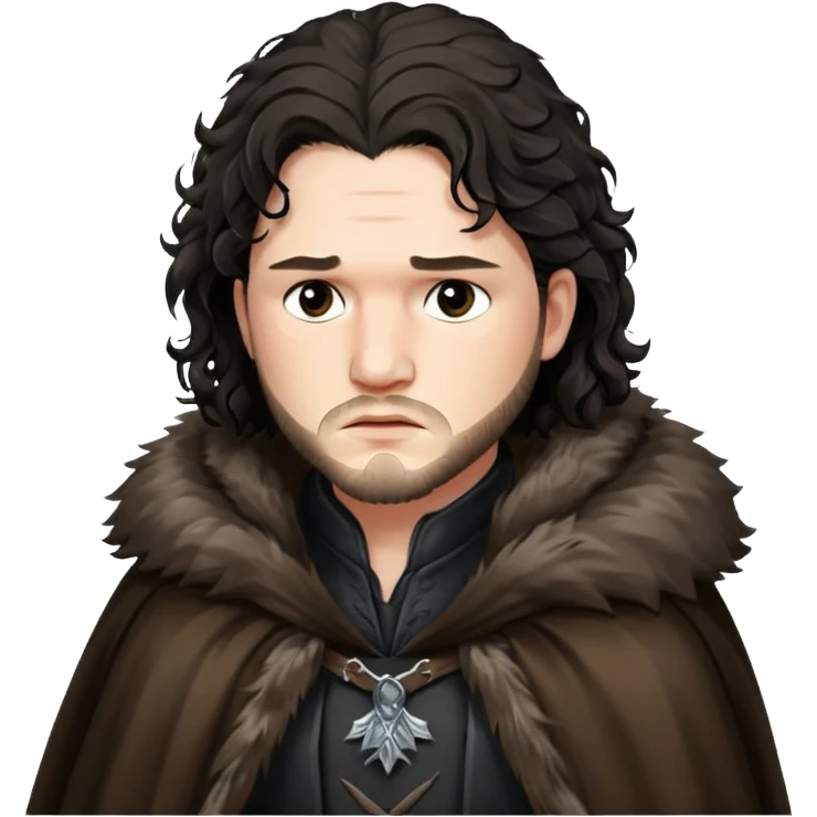 Kut Harrington as Jon Snow  emoji